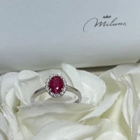 Miluna Anello oro con Rubino e brillanti cod: LID3280